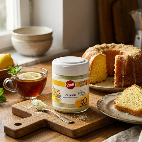 Cukier ze skórką cytryny